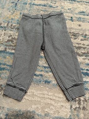 Carter's Black & White Striped Kids Leggings